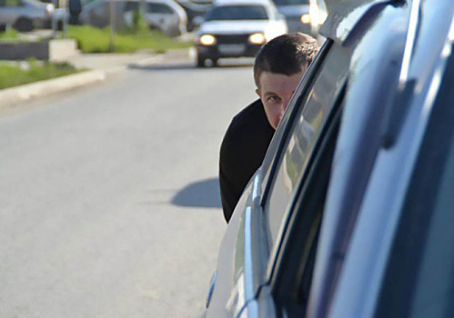 Водитель сбежал