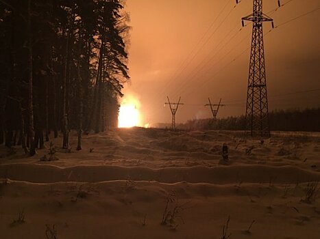 Газоснабжение полностью восстановлено после возгорания газопровода в Серпухове