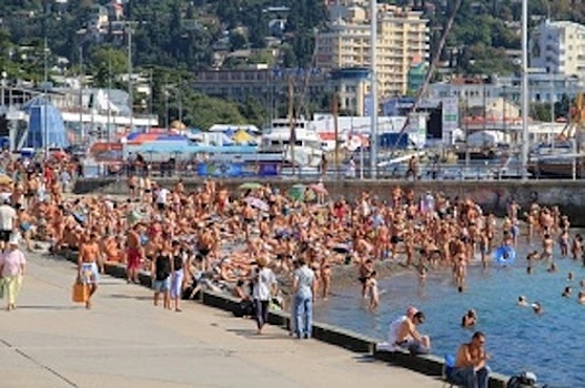 К концу августа Крымский полуостров посетили более 5 миллионов туристов