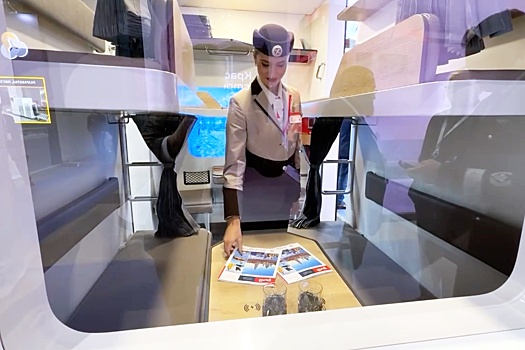 В новом плацкартном вагоне РЖД у пассажиров будут персональные розетки