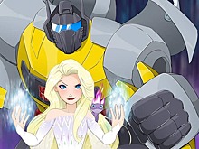 Художник нарисовал принцесс Disney в виде трансформеров