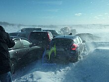 В Мурманской области столкнулись 10 автомобилей