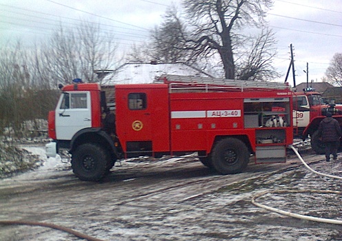 В Рыльском районе Курской области сгорел частный дом
