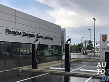 Porsche устанавливает зарядные станции для будущего электромобиля Mission E