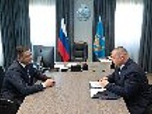 Губернатор Псковской области Михаил Ведерников и начальник регионального УФСИН Алексей Емельянов провели рабочую встречу