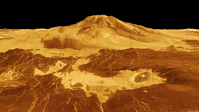 Извержение вулкана на Венере было замечено на снимках десятилетней давности