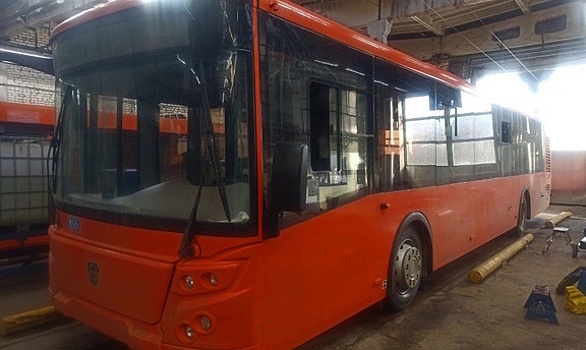 Тоже рыжий: «Калининград-ГорТранс» получил первый из 33 новых автобусов марки ЛиАЗ