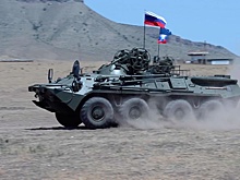 Российские миротворцы отработали тактику ведения современного боя на учебном полигоне в Нагорном Карабахе