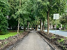 Ремонт тротуаров в Великом Новгороде проводится в рамках регионального проекта