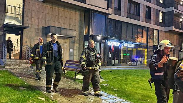 Губернатор Воробьев опубликовал кадры с места падения обломков БПЛА в Красногорске