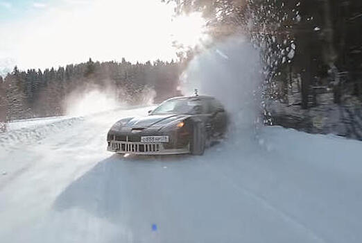 Россияне устроили дрифт-битву в Карелии