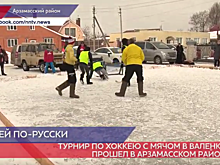 Турнир по хоккею с мячом в валенках прошел в Нижегородской области