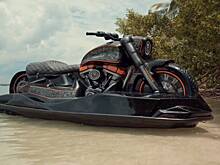 Представлен реактивный гидроцикл в стиле Harley-Davidson