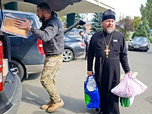 Северный монастырь привез гуманитарную помощь в зону СВО