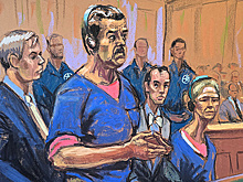 Reuters опубликовал художественные зарисовки с Мадуро из зала суда