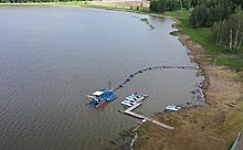 Уникальное озеро спасают в Доволенском районе