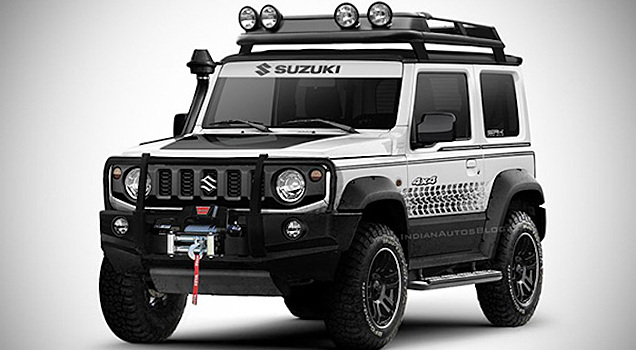 Новый Suzuki Jimny 2019 показали во внедорожном обвесе