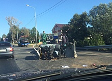 Жуткое ДТП в Афонино: «десятку» разорвало пополам (ФОТО)