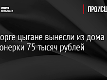 В Выборге цыгане вынесли из дома пенсионерки 75 тысяч рублей