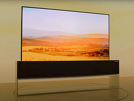 LG начала продажи сворачивающегося 65-дюймового OLED-телевизора (ВИДЕО)