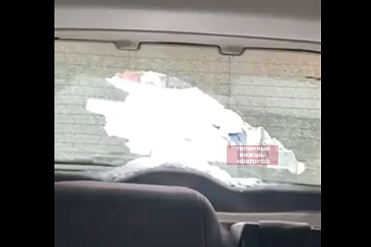 Машину нижегородки расстреляли из ружья