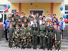 Спикер облдумы Юрий Клепиков побывал на открытии обновленного военно-патриотического клуба в Шидловской школе