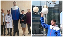 Мне сверху видно все! 14-летний китаец попал в Книгу рекордов Гиннесса, благодаря огромному росту