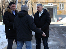 Руслан Болотов проверил качество уборки дворов в Свердловском округе Иркутска