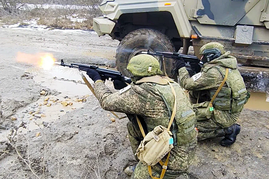 В Крыму военная полиция на учениях "уничтожила" ДРГ противника