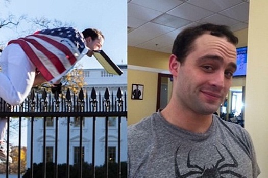 Проникший в Белый дом мужчина хотел доставить поправки в конституцию