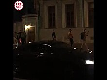 Обстановку у посольства Белоруссии в Москве показали на видео