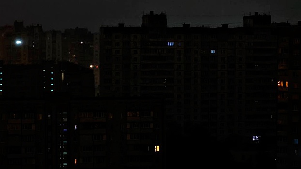 Половина территории Украины осталась без света