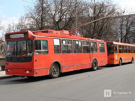Грузовик оборвал провод и приостановил работу троллейбусов в Нижнем Новгороде