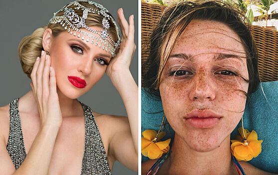 Как выглядят участницы конкурса “Мисс Вселенная” без макияжа? 12 фото