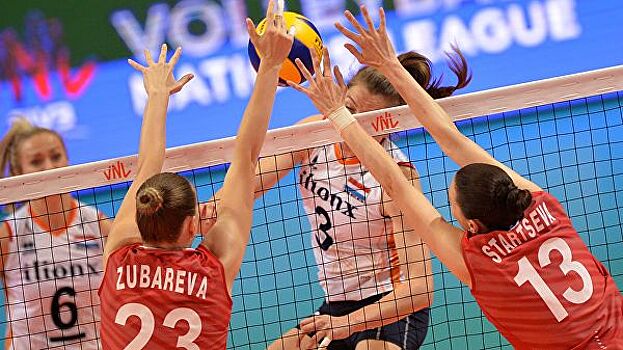 Женская сборная России заняла 14-е место в Лиге наций