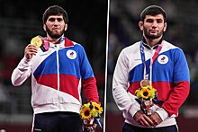Угуев праздновал триумф в финале с флагом ОКР, Коблова грустила. Фото с борьбы на ОИ-2020