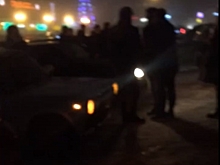 Павловчане проехались траурной колонной в память о погибшем Сергее Анучине