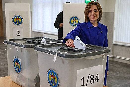 Санду заявила о возможной отмене результатов выборов в Молдавии