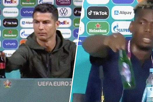УЕФА простил Роналду за нарушение спонсорского контракта Евро, Погба под вопросом