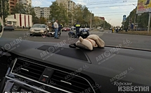 В Курске мопед врезался в «Тойоту», уходя от преследования полиции