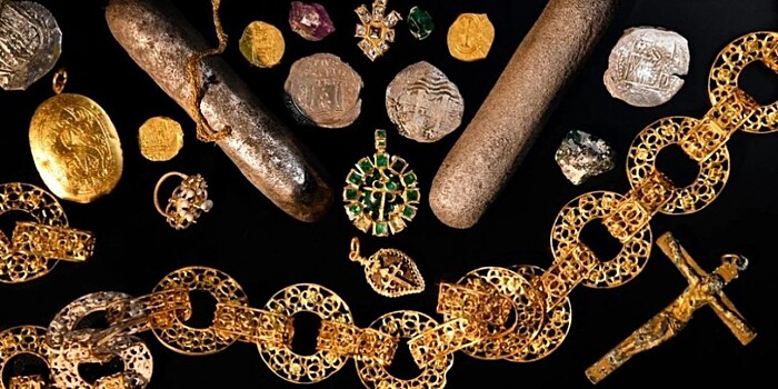 Драгоценные изделия с затонувшего 350 лет назад галеона нашли на Багамах