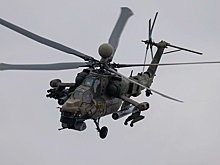 Вертолет Ми-28НМ уничтожил ракетами пункт временной дислокации ВСУ