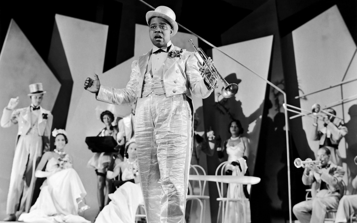 Луиc Армстронг в фильме «Доктор Ритм»