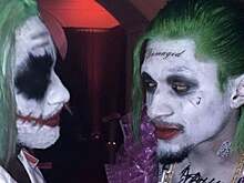 Джон Уолл и Брэдли Бил предстали на Хэллоуин в образе Джокеров