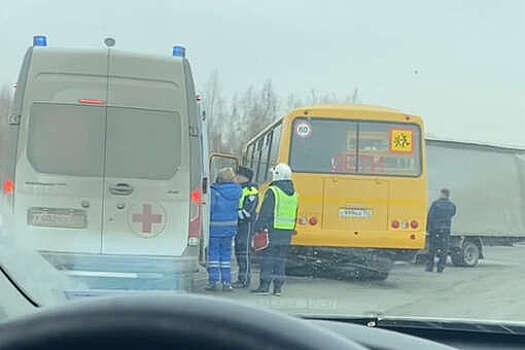 Автобус с детьми попал в ДТП под Нижним Новгородом