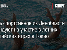 Девять спортсменов из Ленобласти претендуют на участие в летних Олимпийских играх в Токио
