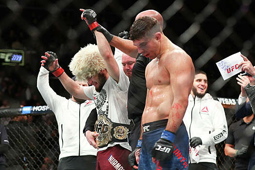 Три года назад Хабиб завоевал пояс чемпиона UFC в легком весе