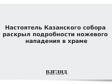 Мужчина напал с ножом на алтарника в Казанском соборе в Москве
