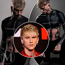 Machine Gun Kelly сделал блэкаут-тату после нервного срыва