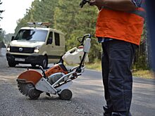 Дорожники завершают укладку асфальта на обходе Железногорска
